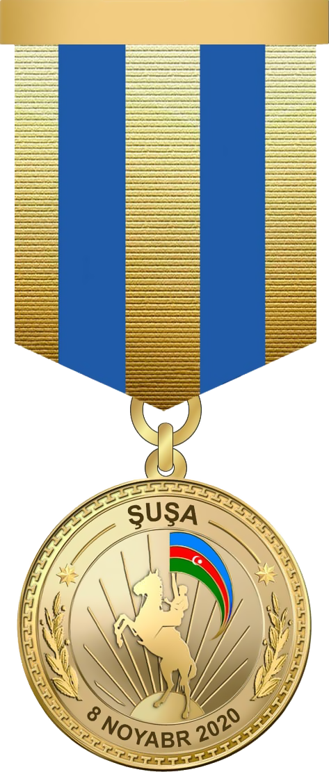 Şuşanın azad olunmasına görə medalı