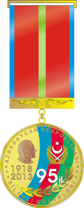 "Azərbaycan Respublikası Silahlı Qüvvələrinin 95 illiyi" yubiley medalı